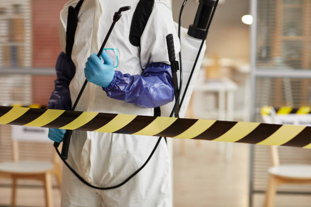 Professional Blood Cleanup technician working in Canton, MA